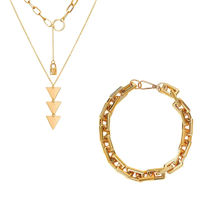 Rings Yellow Chimes Yellow Chimes Choker Necklace for Women Combo of 2 PCs Gold Plated Layered Thick Chain Heart Locket Choker Necklace for Women and Girls Rings Yellow Chimes Yellow Chimes Choker Necklace for Women Combo of 2 PCs Gold Plated Layered Thick Chain Heart Locket Choker Necklace for Women and Girls