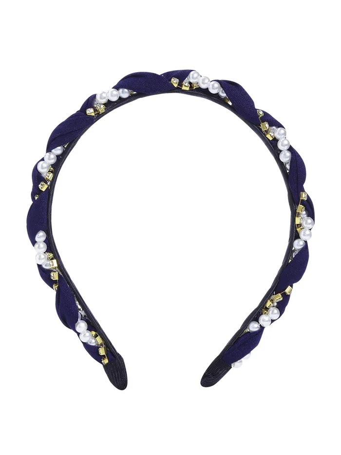 Rings Yellow Chimes Yellow Chimes Hair Bands for Girls Women Hair Accessories for Women 2 Pcs Pearl Hairband for Women with Rubber Band Head Band Pearl Hairband for Women Birthday Gift for Women Girls