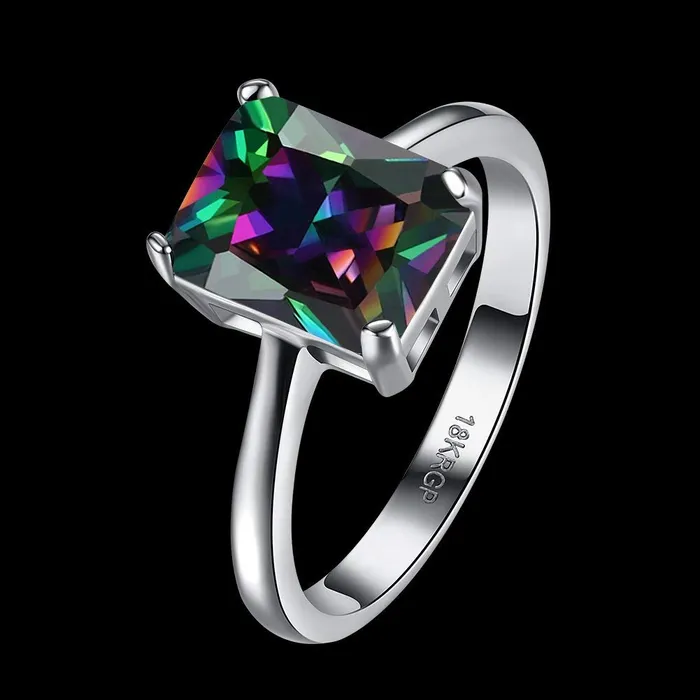 Rings Yellow Chimes Yellow Chimes Ring for women Exquisite Shades Reflecting Eye catching Crystal Cocktail Ring for Women and Girls
