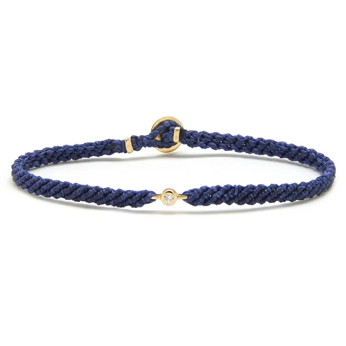 Scosha Bracelets Classic Diamond Bracelet in Indigo