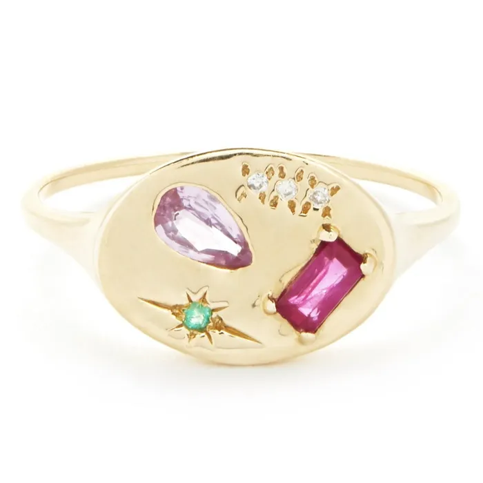 Scosha Rings Night Market Ring Pink