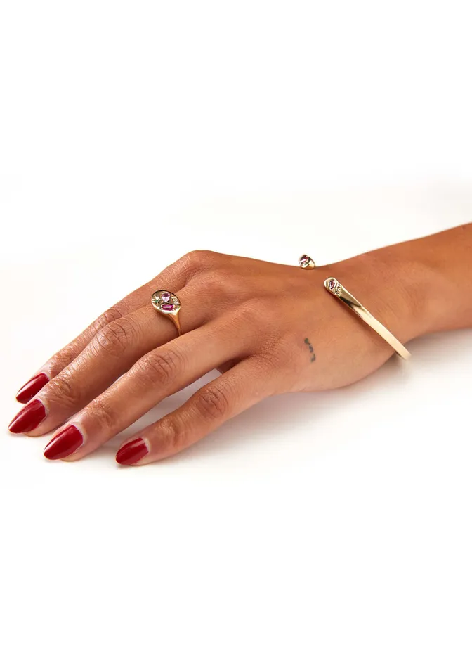 Scosha Rings Night Market Ring Pink Scosha Rings Night Market Ring Pink
