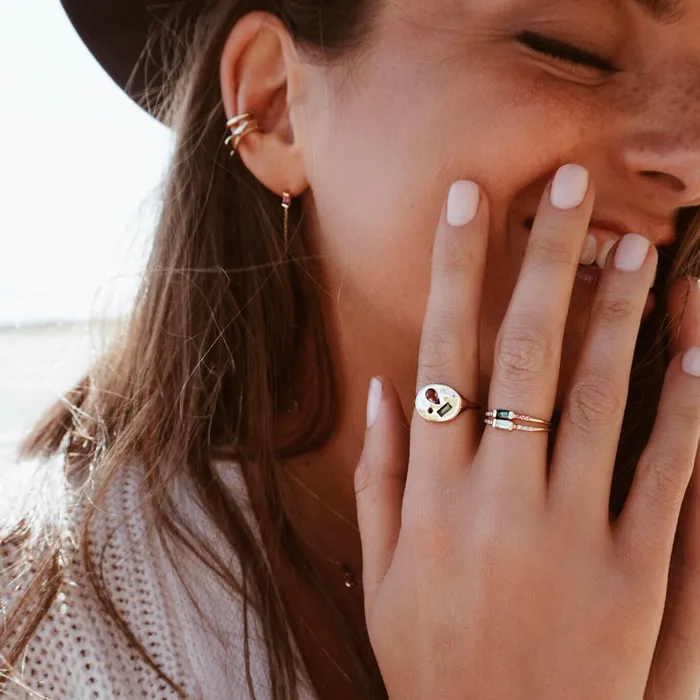 Scosha Rings Night Market Ring Pink Scosha Rings Night Market Ring Pink