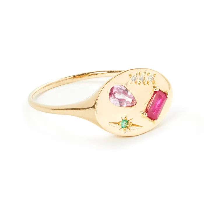 Scosha Rings Night Market Ring Pink Scosha Rings Night Market Ring Pink