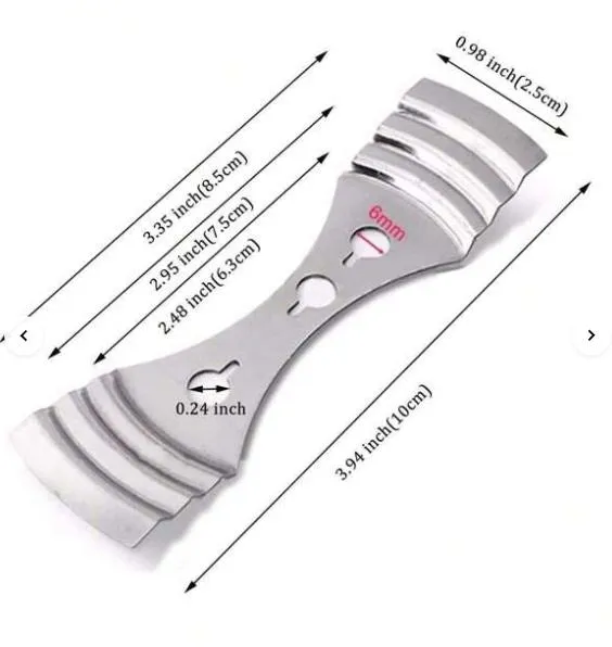 Stainless Steel Candle Wick Holder 5pcs Resin Art Hub Earrings
