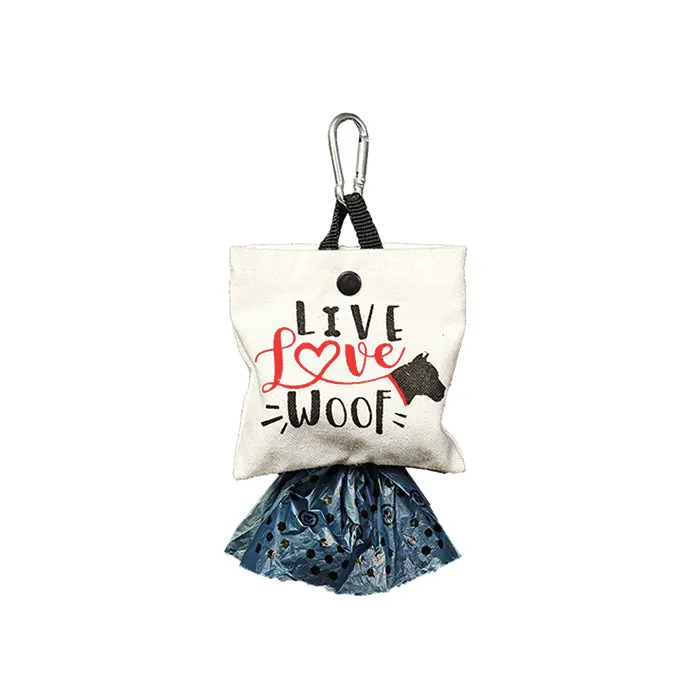 Stargazer Earrings Live Love Woof Poop Bag Holder