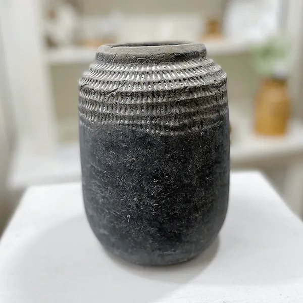Stargazer Rings Black BOHO Vase 75