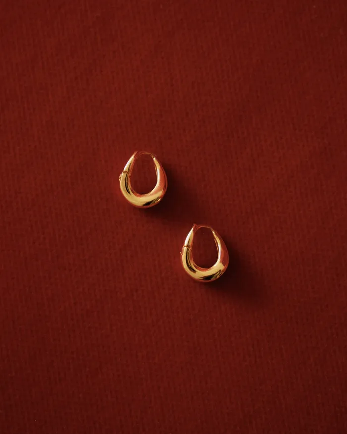 Talia Twist Hoop Earrings MYJN Earrings