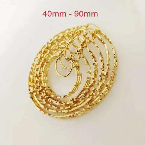 The Signature Collection Co Hoop Name Earrings Earrings