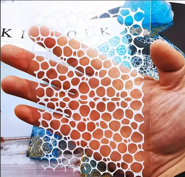Thin Flexible Ocean Ornament Silicone Sheets with Stickers for Resin Art RESIN ART HUB Necklaces