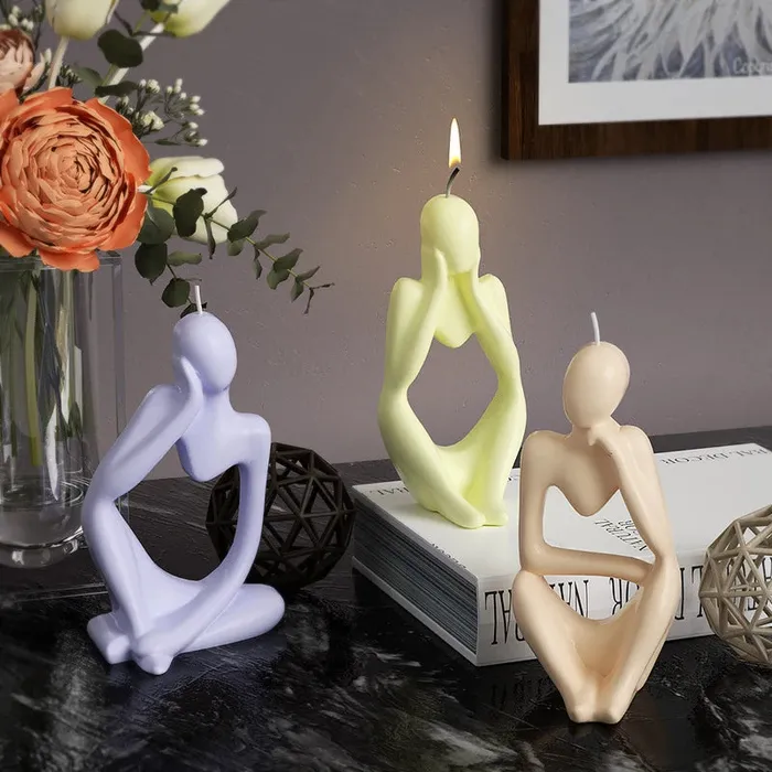 Thinker Statue Silicone Moulds Resinarthub Earrings