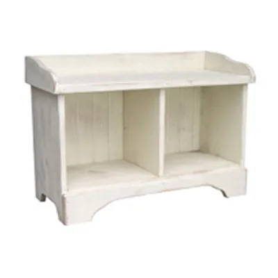 Tilt Bin Antique White Pick Up Only Spring Water Woodcraft Rings