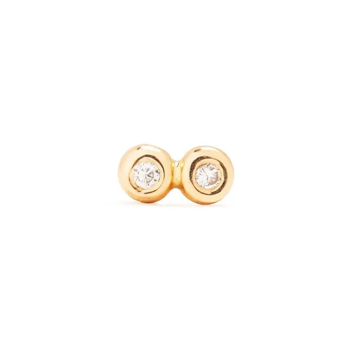 Tiny Infinity Studs with Diamonds Scosha Necklaces