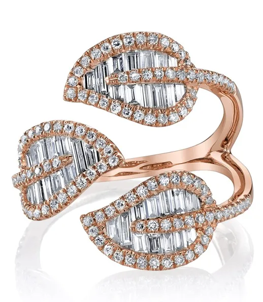 Tri Leaf Ring Anita Ko Rings