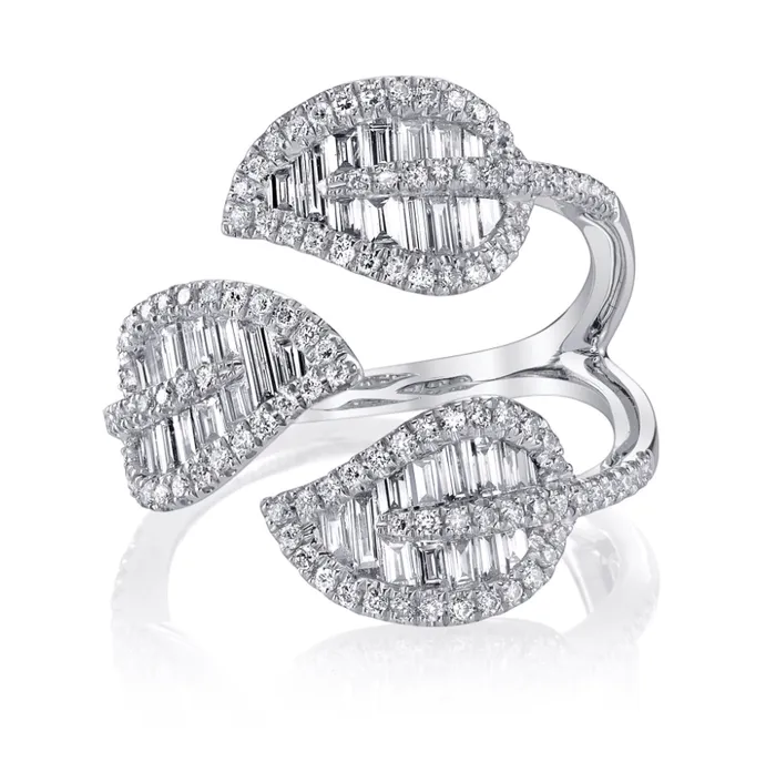 Tri Leaf Ring Anita Ko Rings Tri Leaf Ring Anita Ko Rings