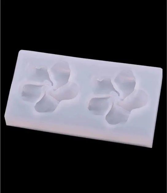 Twin Flower Shaped Silicone Mold for Candle Making RESIN ART HUB Earrings