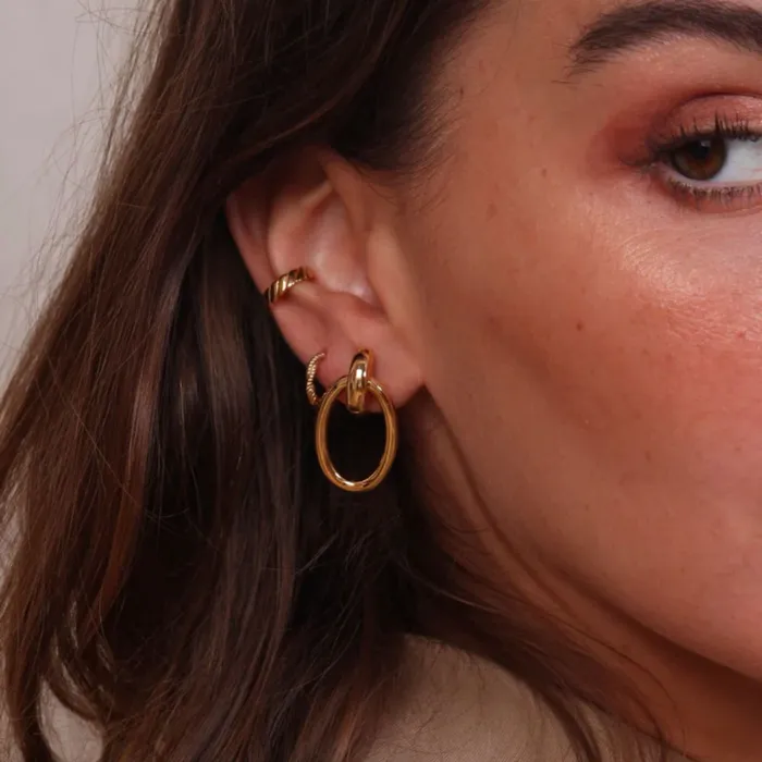 Twisted Hoop Ohrschmuck WAEKURA WAEKURA Earrings