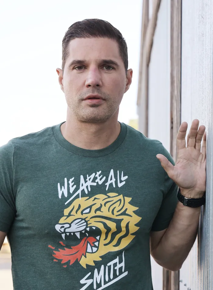 WAAS Tiger Green Heather Short Sleeve Unisex tshirt WE ARE ALL SMITH Mens Jewelry Clothing Earrings