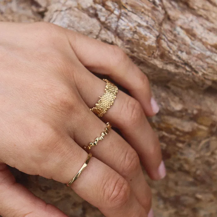 WAEKURA Rings Raphia Ring M WAEKURA