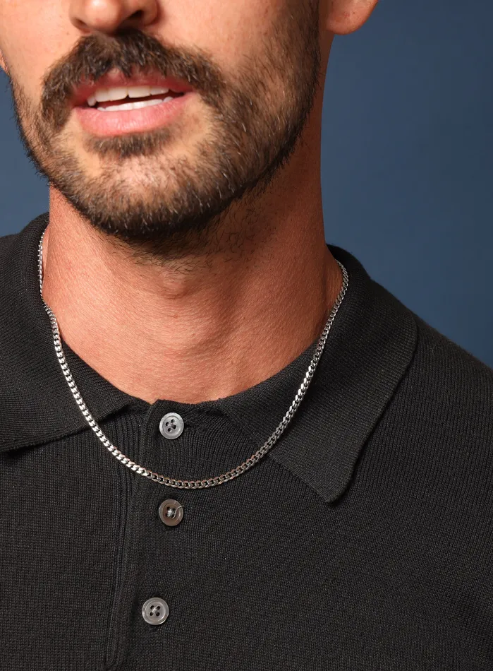 Waterproof Mens Cuban Chain 35mm WE ARE ALL SMITH Mens Jewelry Clothing Necklaces