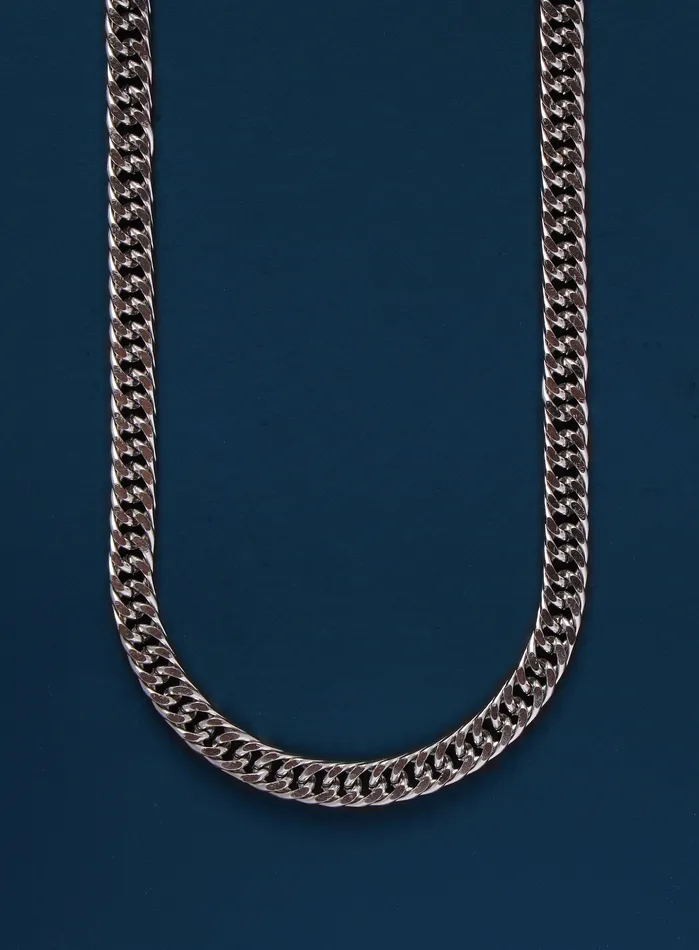 WE ARE ALL SMITH Mens Jewelry Clothing Necklaces Waterproof Mens Cuban link style 316L Stainless Steel