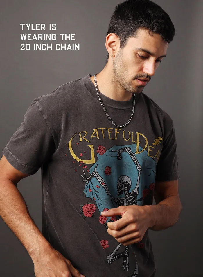 WE ARE ALL SMITH Mens Jewelry Clothing Waterproof Miami Cuban 6mm thick chain Necklaces
