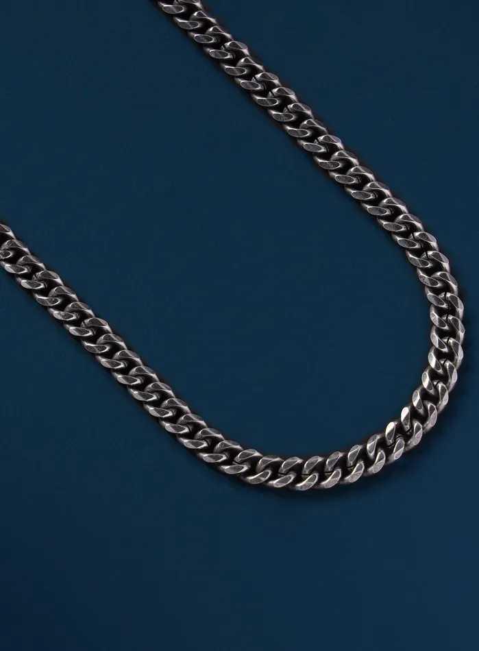 WE ARE ALL SMITH Mens Jewelry Clothing Waterproof Miami Cuban 6mm thick chain Necklaces