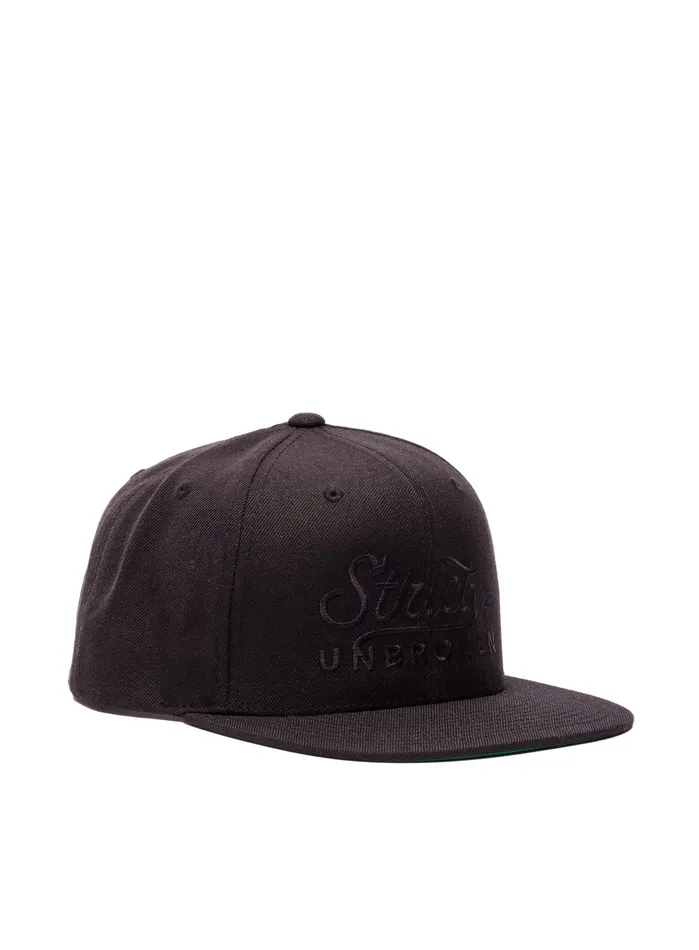 WE ARE ALL SMITH Necklaces Strict and Unbroken Black on Black Embroidered Hat