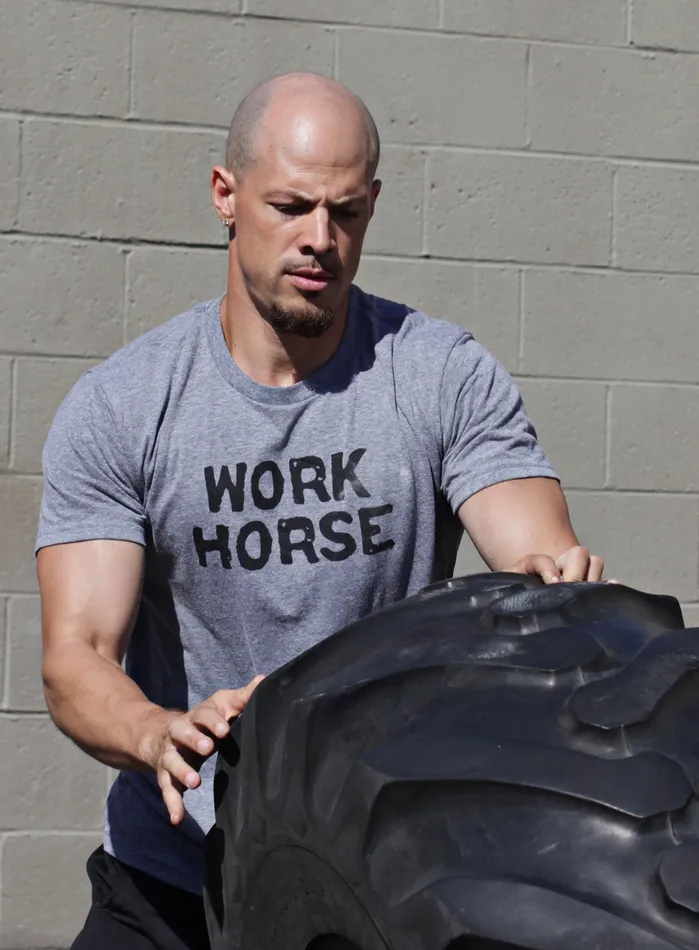 WE ARE ALL SMITH Work Horse Short sleeve tshirt Earrings