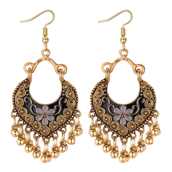 Yellow Chimes Antique Looks Afghani Tribal Fusion Chandbali Earrings for Women Girls Yellow Chimes Earrings Yellow Chimes Antique Looks Afghani Tribal Fusion Chandbali Earrings for Women Girls Yellow Chimes Earrings