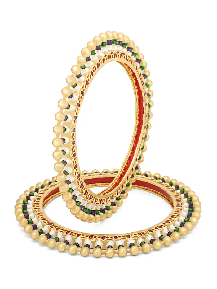 Yellow Chimes Bangles for Women Gold Toned Beads Designed Meenakari Touch Traditional Bangles for Women and Girls Yellow Chimes Bracelets Yellow Chimes Bangles for Women Gold Toned Beads Designed Meenakari Touch Traditional Bangles for Women and Girls Yellow Chimes Bracelets