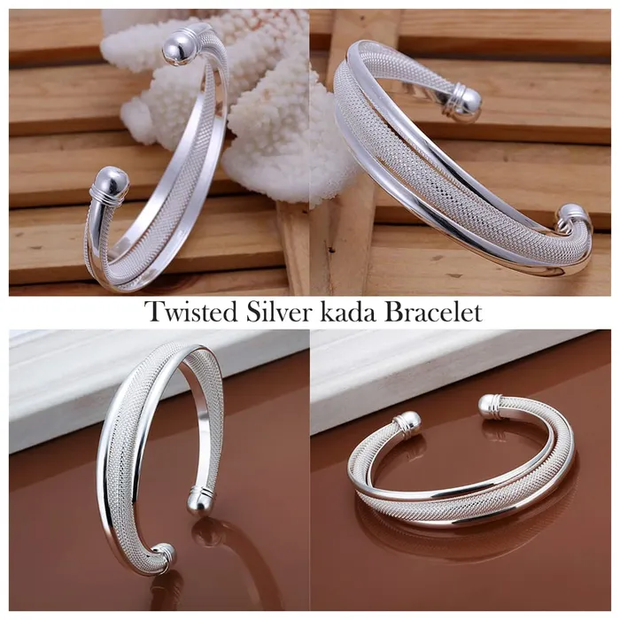 Yellow Chimes Bracelet For Women And Girls Fashion Silver Color Cuff Kadaa Bracelets Leaf Shape Silver Tone Hand Cuff Kadaa Bracelet Birthday And Anniversary Gift Yellow Chimes Necklaces