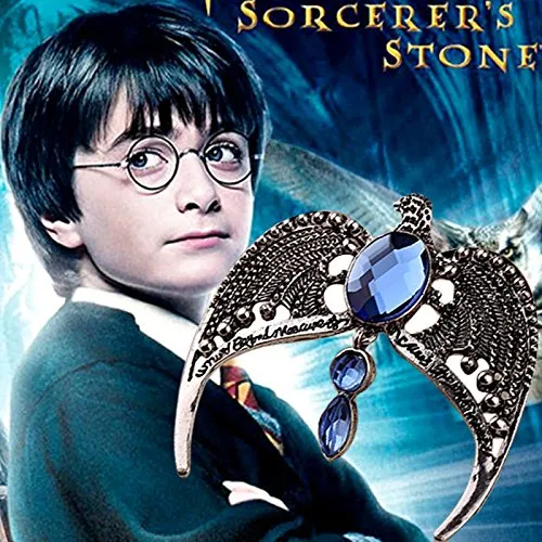 Yellow Chimes Bracelets Harry Potter Famous Ravenclaw Horcrux Eagle Pendant for Boys and Girls