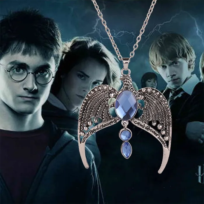 Yellow Chimes Bracelets Harry Potter Famous Ravenclaw Horcrux Eagle Pendant for Boys and Girls