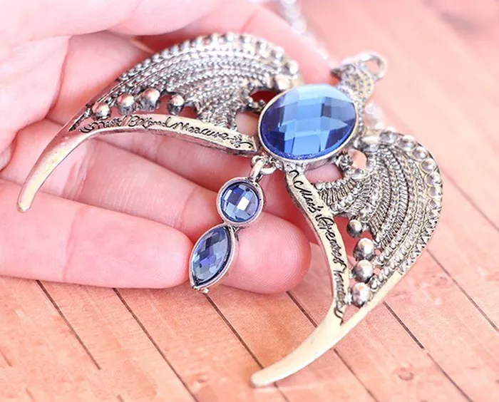 Yellow Chimes Bracelets Harry Potter Famous Ravenclaw Horcrux Eagle Pendant for Boys and Girls