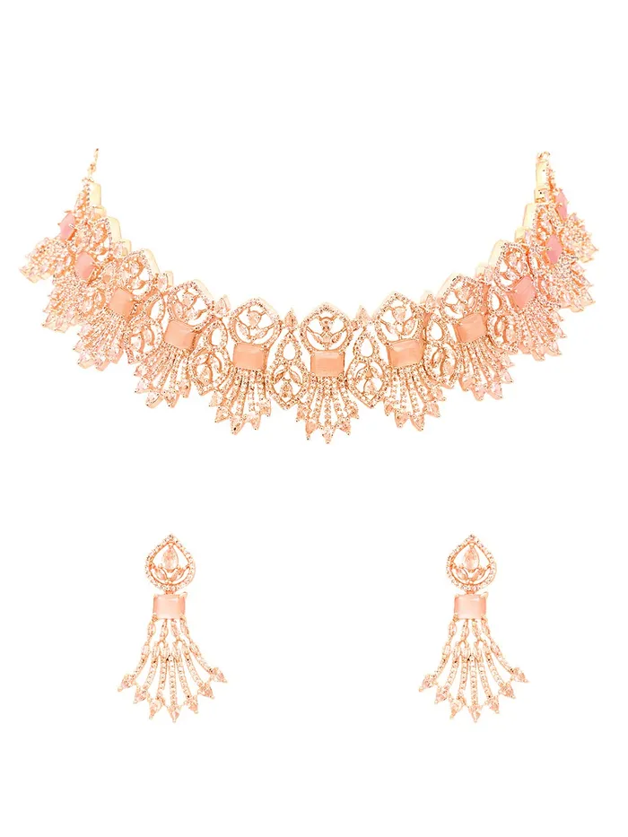 Yellow Chimes Bracelets Yellow Chimes American Diamond Necklace Set For Women Pink Stone Rose Gold Jewellery Set For Women Diamond Necklace Set Birthday Gift for Girls Anniversary Gift for Wife Yellow Chimes Bracelets Yellow Chimes American Diamond Necklace Set For Women Pink Stone Rose Gold Jewellery Set For Women Diamond Necklace Set Birthday Gift for Girls Anniversary Gift for Wife