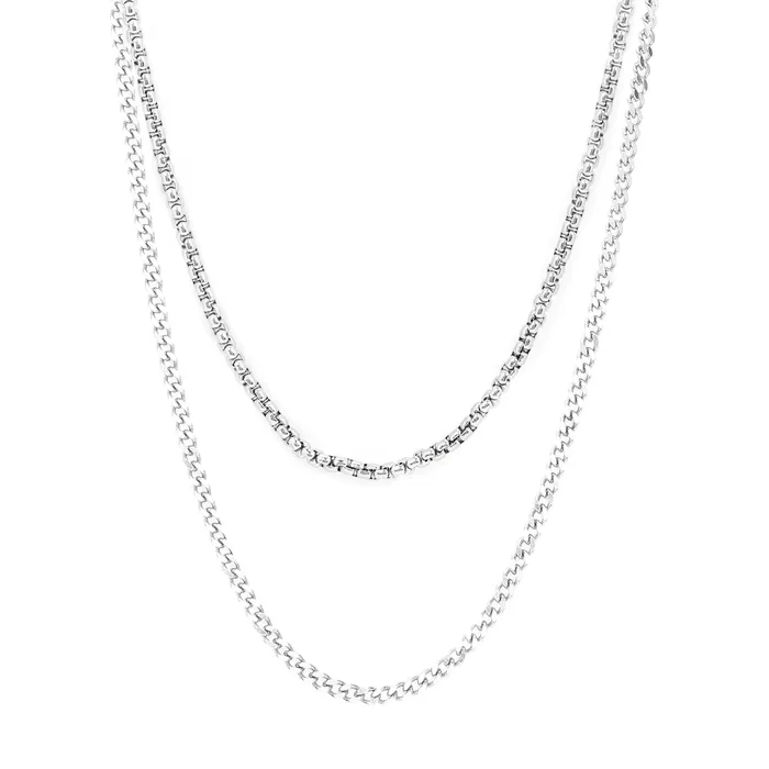 Yellow Chimes Bracelets Yellow Chimes Chain for Men and Boys Silver Chain Neck Chain for Men 2 Pcs Combo of Stainless Steel Chains for Men Birthday Gift for Men and Boys Anniversary Gift for Husband Yellow Chimes Bracelets Yellow Chimes Chain for Men and Boys Silver Chain Neck Chain for Men 2 Pcs Combo of Stainless Steel Chains for Men Birthday Gift for Men and Boys Anniversary Gift for Husband