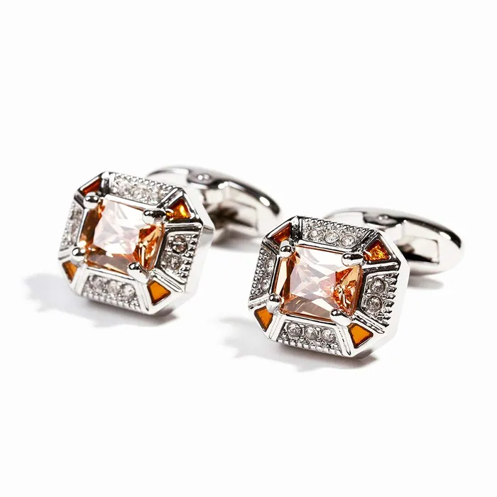 Yellow Chimes Bracelets Yellow Chimes Exclusive Collection Stainless Steel Square Crystal studded Cuff Links for Men Yellow Chimes Bracelets Yellow Chimes Exclusive Collection Stainless Steel Square Crystal studded Cuff Links for Men