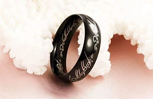 Yellow Chimes Combo Black Gold Rings For Men Pack of 2 Stainless Steel Men Rings Black Gold Finger Rings for Boys Ideal Gift For Men and Boys Yellow Chimes Earrings