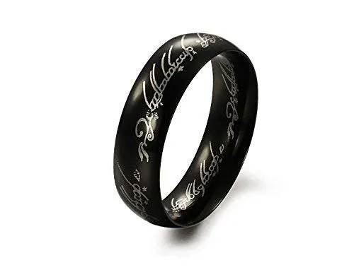 Yellow Chimes Combo Black Gold Rings For Men Pack of 2 Stainless Steel Men Rings Black Gold Finger Rings for Boys Ideal Gift For Men and Boys Yellow Chimes Earrings