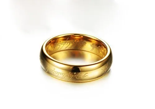 Yellow Chimes Combo Black Gold Rings For Men Pack of 2 Stainless Steel Men Rings Black Gold Finger Rings for Boys Ideal Gift For Men and Boys Yellow Chimes Earrings