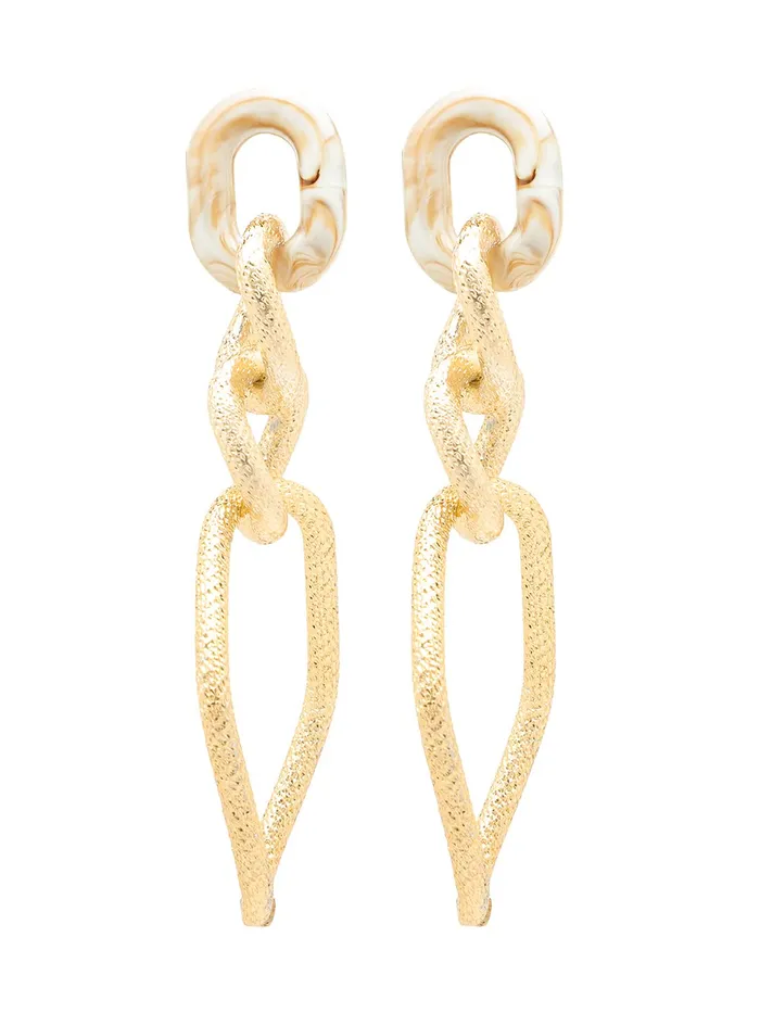 Yellow Chimes Earrings for Women and Girls Drop Earrings for Girls Gold Toned Chain Drop Designed Drop Earrings Birthday Gift for girls and women Anniversary Gift for Wife Yellow Chimes Earrings