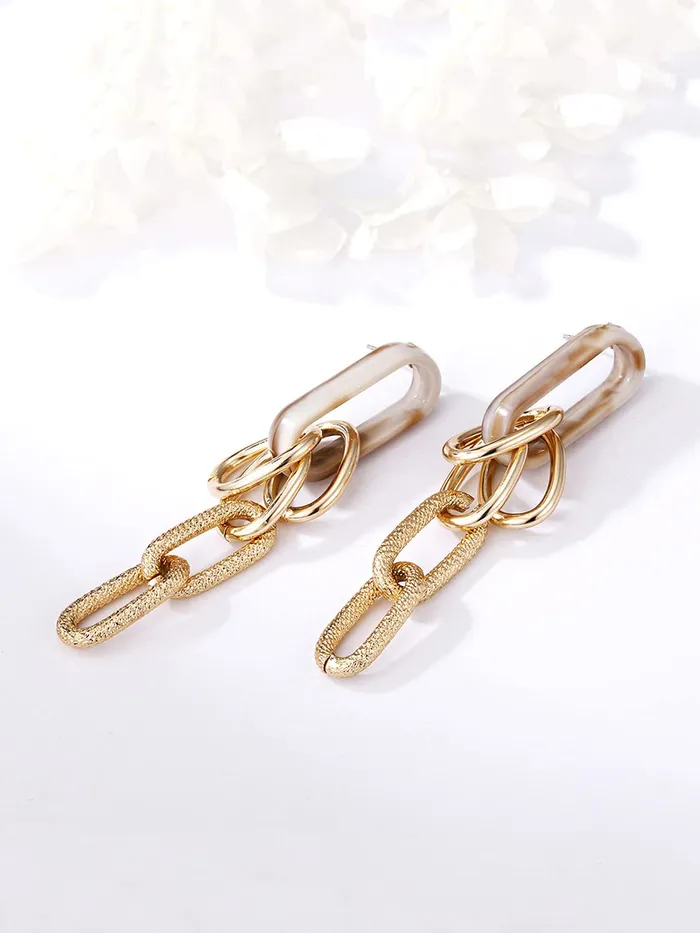 Yellow Chimes Earrings for Women and Girls Drop Earrings for Girls Gold Toned Chain Drop Designed Drop Earrings Birthday Gift for girls and women Anniversary Gift for Wife Yellow Chimes Necklaces