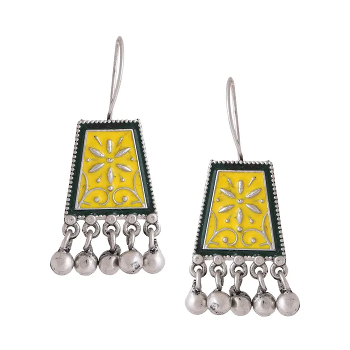 Yellow Chimes Earrings for Women and Girls Meenakari Drop Earrings Silver Tone Yellow Meenakari Drop Earrings Birthday Gift for girls and women Anniversary Gift for Wife Yellow Chimes Earrings Yellow Chimes Earrings for Women and Girls Meenakari Drop Earrings Silver Tone Yellow Meenakari Drop Earrings Birthday Gift for girls and women Anniversary Gift for Wife Yellow Chimes Earrings