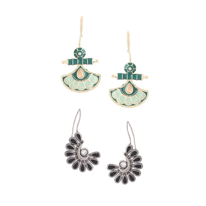 Yellow Chimes Earrings for Women and Girls Meenakari Drop Gold Plated 2 pc Combo of Meenkari Drop Earrings Birthday Gift for girls and women Anniversary Gift for Wife Yellow Chimes Necklaces Yellow Chimes Earrings for Women and Girls Meenakari Drop Gold Plated 2 pc Combo of Meenkari Drop Earrings Birthday Gift for girls and women Anniversary Gift for Wife Yellow Chimes Necklaces