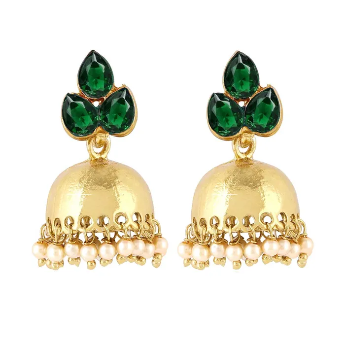 Yellow Chimes Earrings for Women and Girls Traditional Jhumka Gold Plated Earring Accessories Jewellery for Women Birthday Gift for Girls and Women Anniversary Gift for Wife Yellow Chimes Earrings