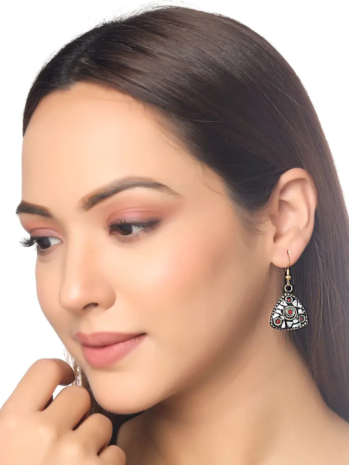 Yellow Chimes Earrings for Women and Girls Traditional Meenakari Drop Gold Tone Laac Desiged set of 3 pairs Drop Earrings Birthday Gift for girls and women Anniversary Gift for Wife Yellow Chimes Rings
