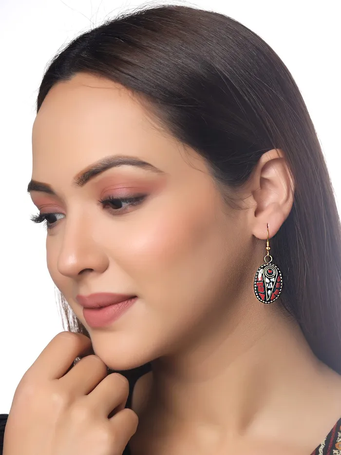Yellow Chimes Earrings for Women and Girls Traditional Meenakari Drop Gold Tone Laac Desiged set of 3 pairs Drop Earrings Birthday Gift for girls and women Anniversary Gift for Wife Yellow Chimes Rings