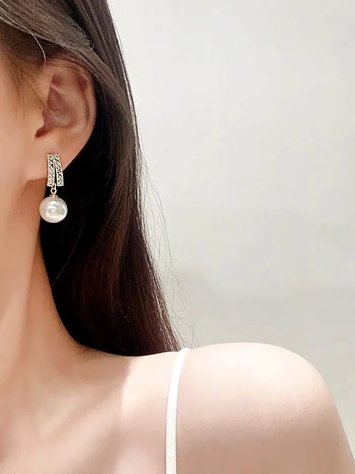 Yellow Chimes Earrings For Women Gold Tone Crystal Studded Butterfly Designed Studs Pearl Hanging Drop Earrings For Women and Girls Yellow Chimes Necklaces