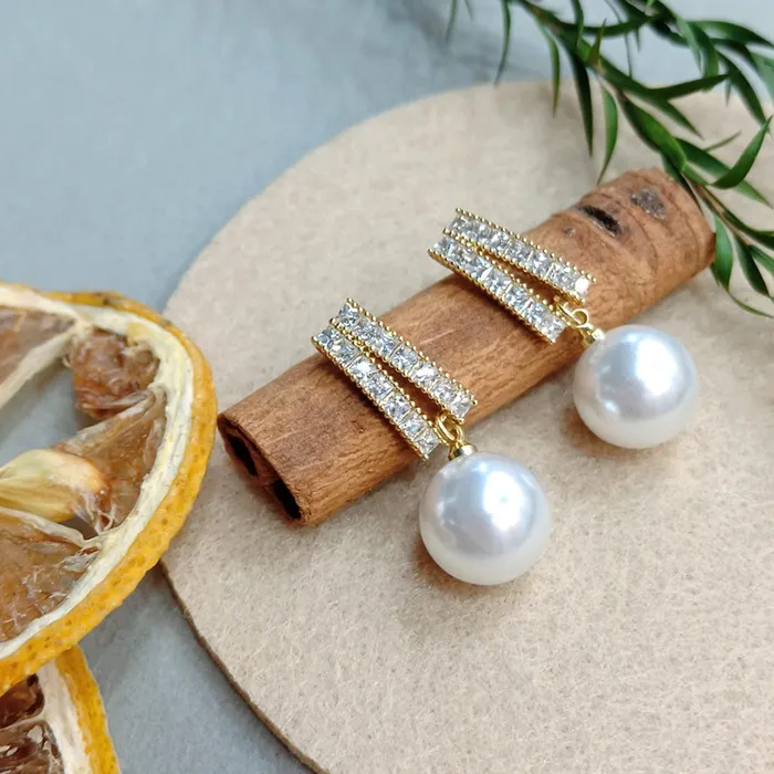 Yellow Chimes Earrings For Women Gold Tone Crystal Studded Butterfly Designed Studs Pearl Hanging Drop Earrings For Women and Girls Yellow Chimes Necklaces